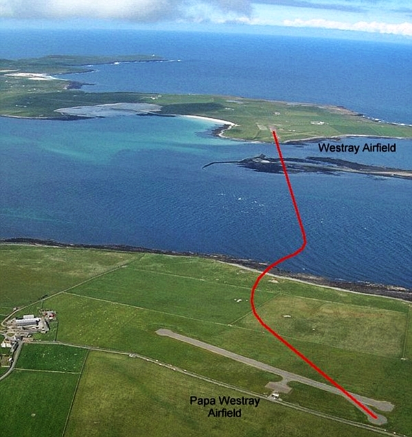 penerbangan dari westray ke papa westray paling pendek di dunia 2