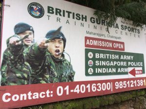 pengambilan skuad gurkha di nepal