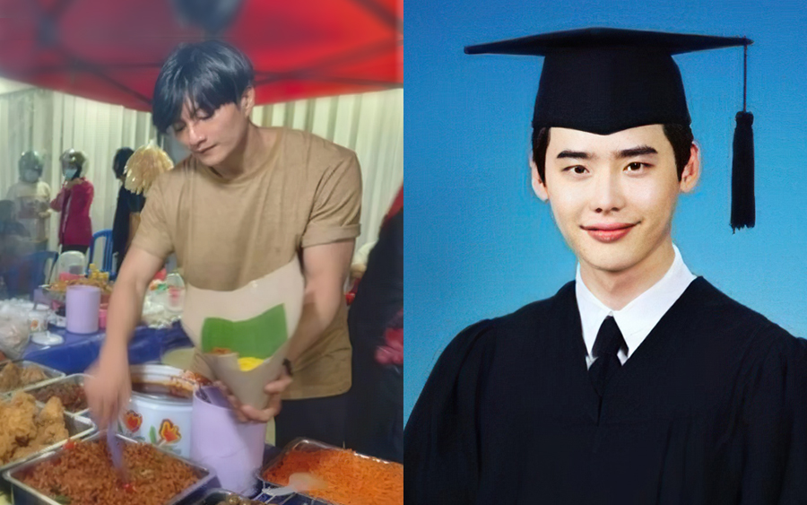 peniaga berniaga nasi lemak lee min ho graduasi