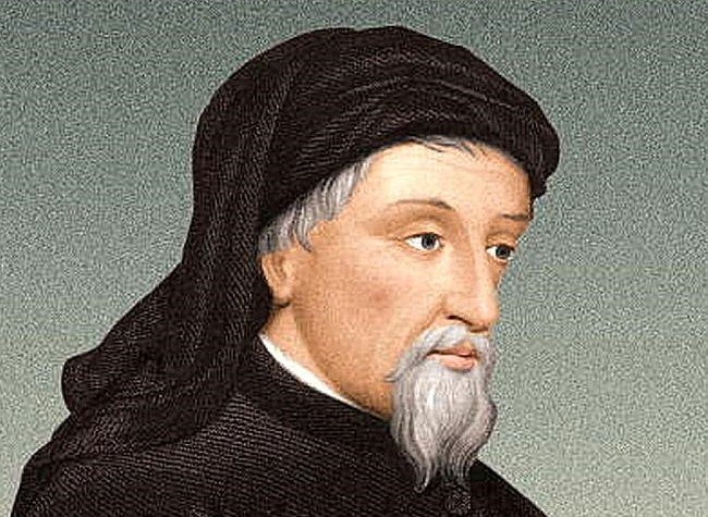 penyair geoffrey chaucer membuat mesej valentine pertama