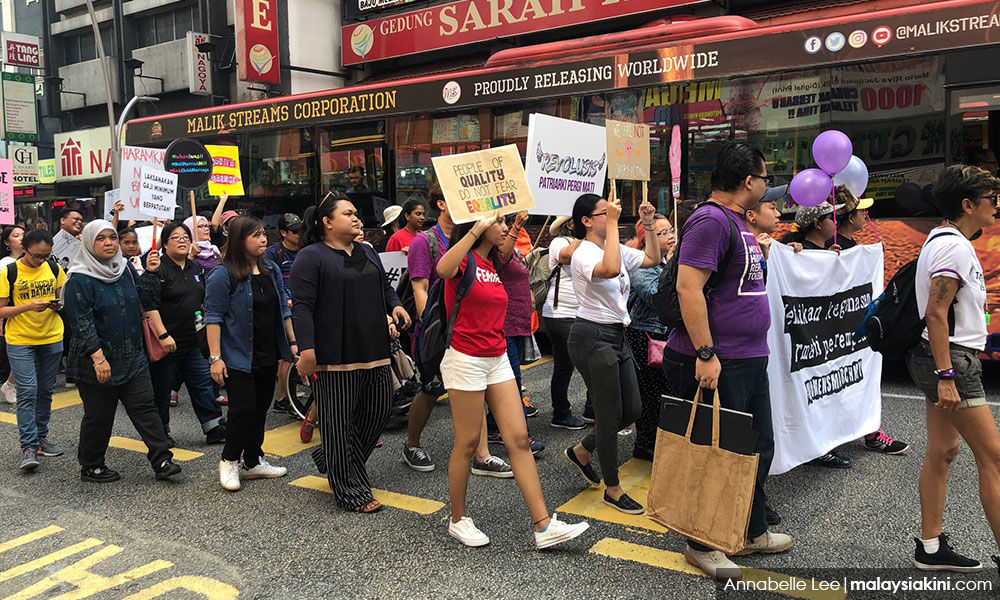 perarakan women s march malaysia