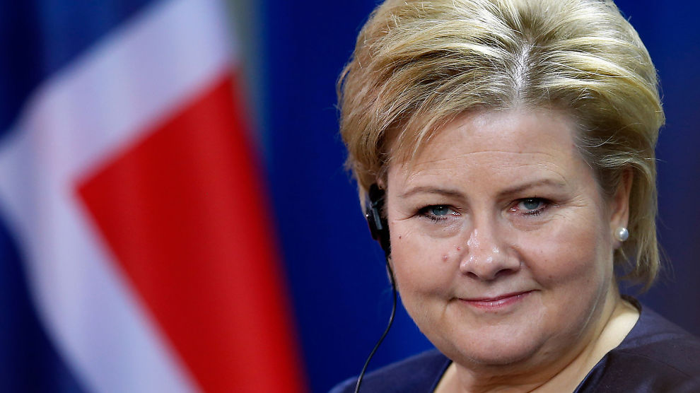 perdana menteri norway erna solberg