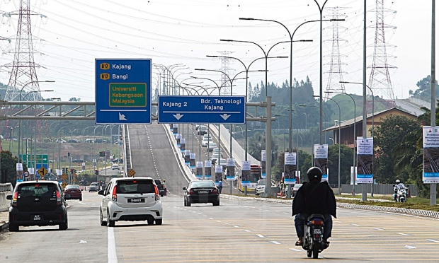 persimpangan bangi baru yang dibuka