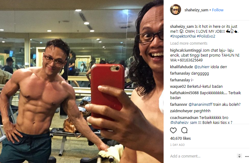 perubahan mendadak tubuh shaheizy sam dapat perhatian 2