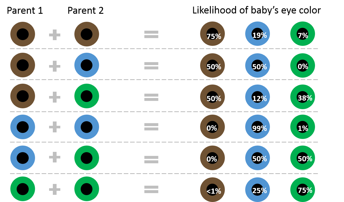 pewarisan warna mata