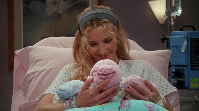 phoebe buffay lisa kudrow mengandung dalam sitcom friends