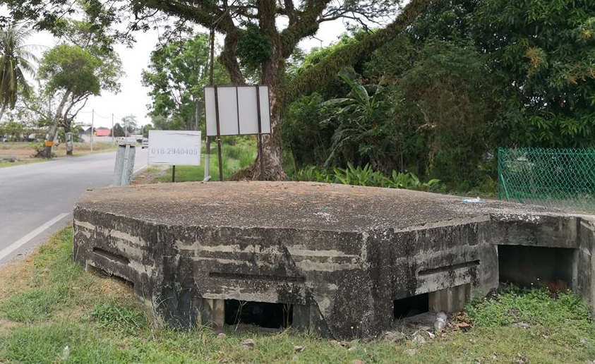 pillbox kubu hutan kampung kedah ww2