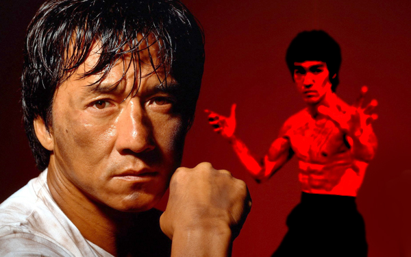 poster wallpaper jackie chan bruce lee