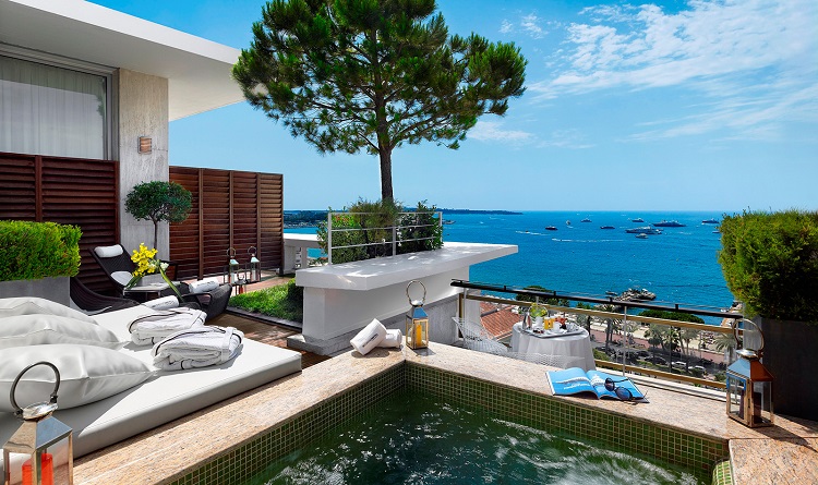 presidential suite di grand hyatt martinez cannes