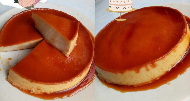 puding roti karamel