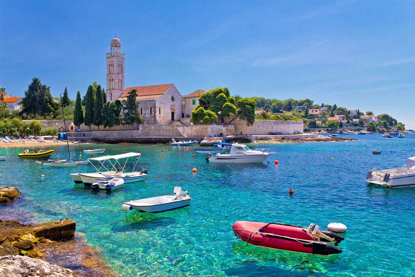 pulau dalmatia pantai cantik