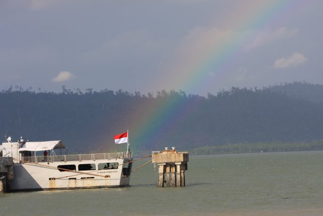 pulau sebatik pelangi