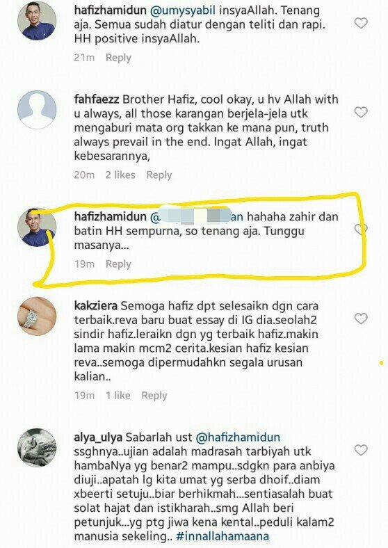 punca perkahwinan hafiz hamidun bergolak kerana masalah batin 3