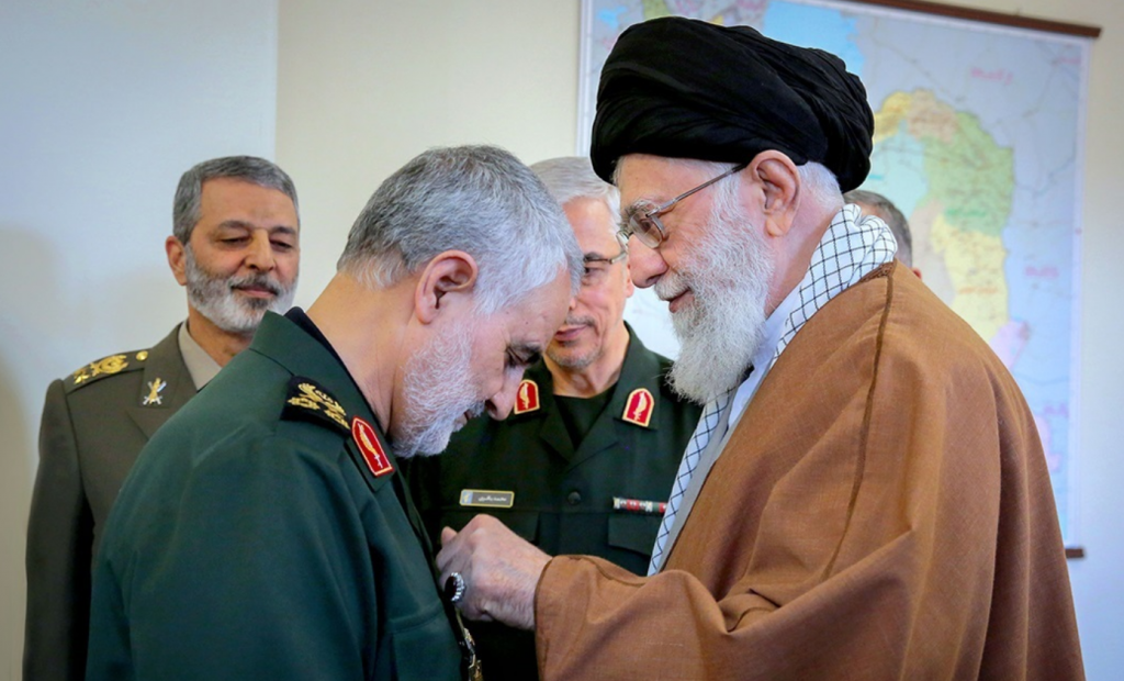 qasem soleimani dan ayatollah