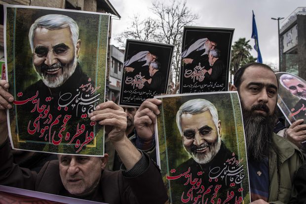 rakyat iran marah atas pembunuhan qasem soleimani