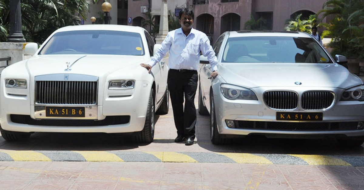 ramesh babu dengan kereta mewahnya