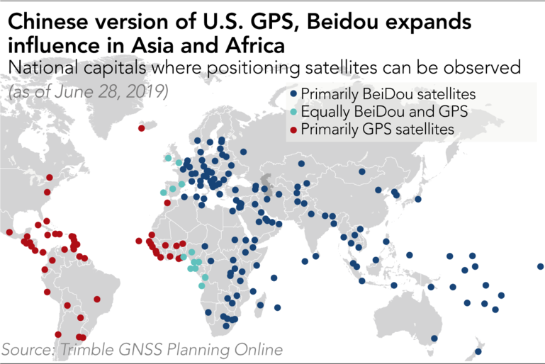 rangkuman gps satelit rangkaian beidou