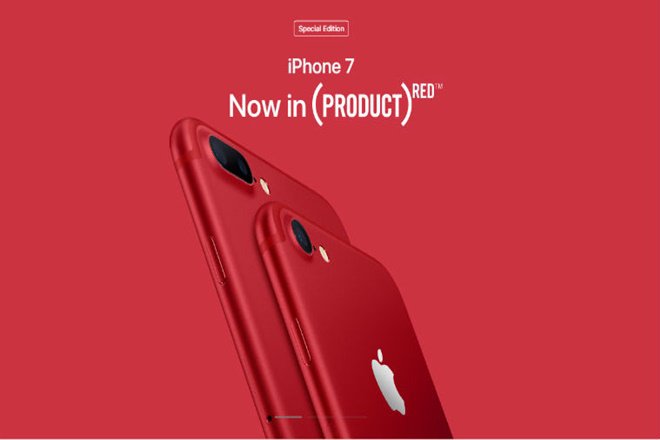 red iphone