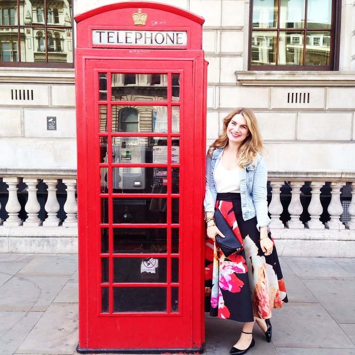 red phone box