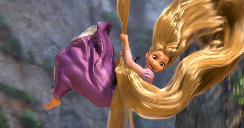 repunzel kekuatan rambut