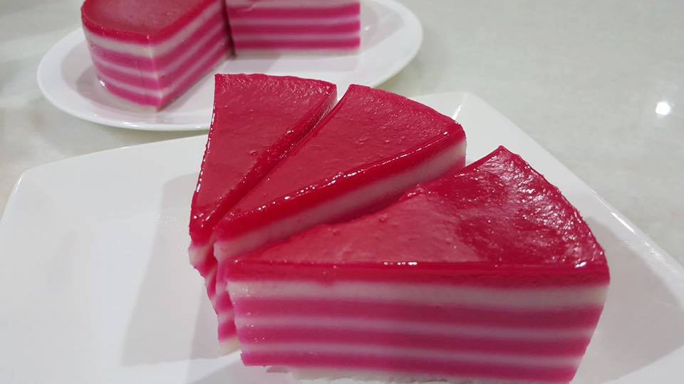 resepi kuih lapis merah putih sedap