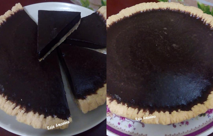 resepi tart coklat melting