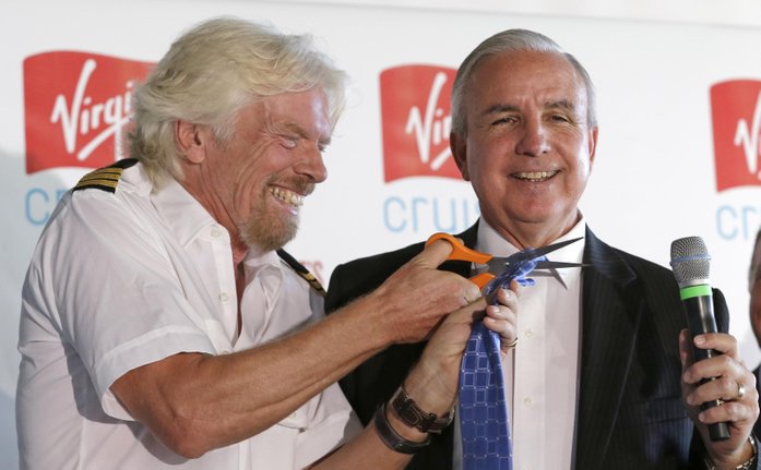 richard branson gunting tali leher benci tali leher