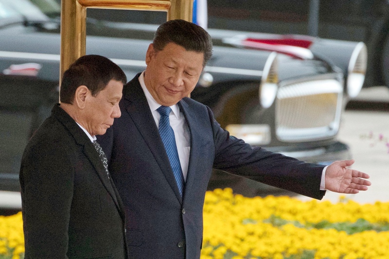 rodrigo duterte xi jinping welcome ceremony