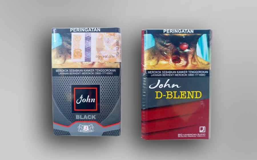 rokok john haram d blend seludup illegal