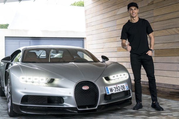 ronaldo buggati chiron