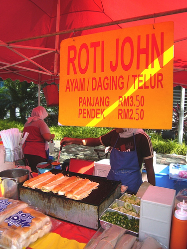 roti john antara menu yang popular semasa bulan ramadhan