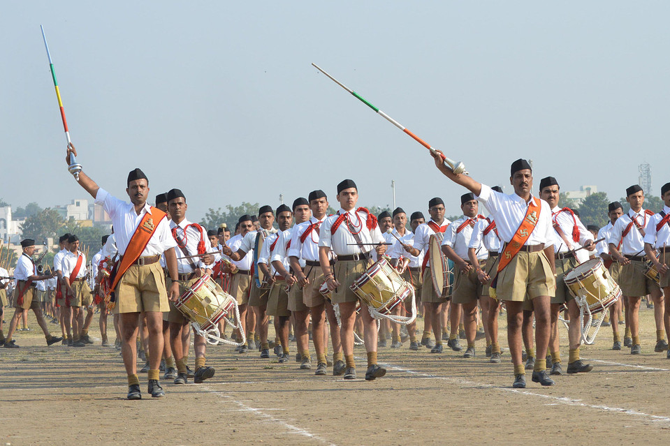 rss ngo pemerintah india bjp