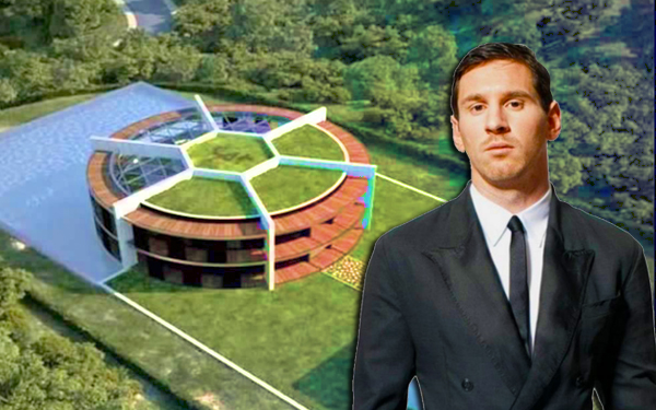 rumah baru lionel messi mewah