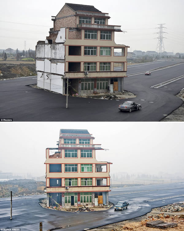 rumah china tengah jalan