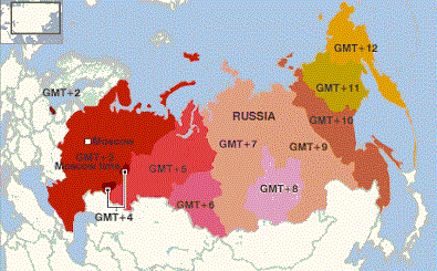 rusia 4 negara dengan zon masa paling banyak di dunia