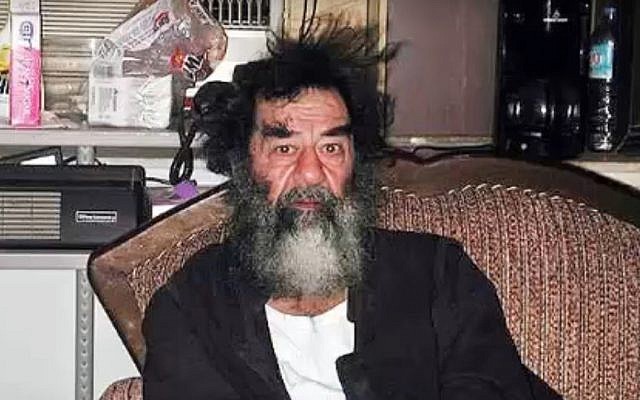 saddam hussein selepas ditahan