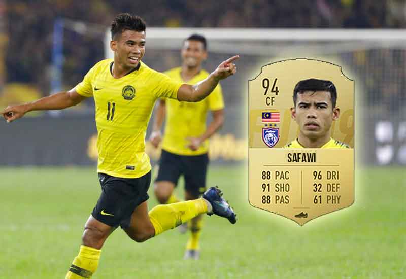 safawi rasid fifa rating card