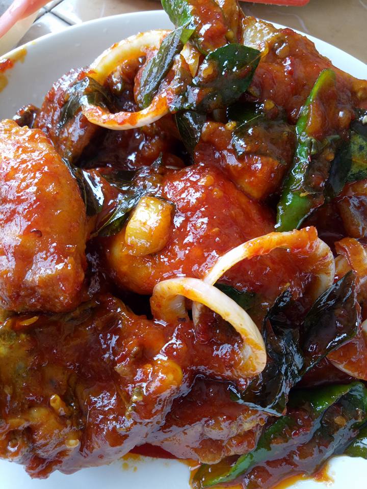 sambal ayam daun kari 3