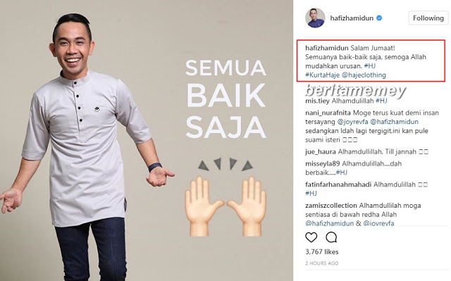 sekian lama bertengkar hafiz hamidun dan joy revfa buat kejutan pagi ini 2