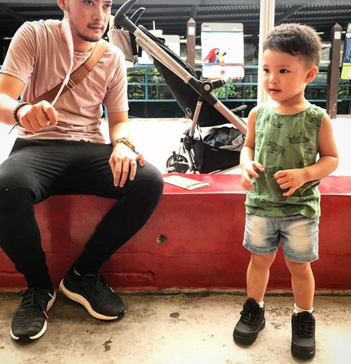 semakin membesar ini foto foto terkini anak aril af megastar tun adriel mikael 2