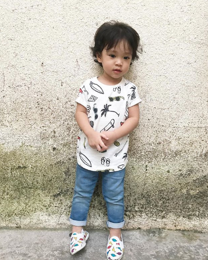 semakin membesar ini foto foto terkini anak aril af megastar tun adriel mikael 5