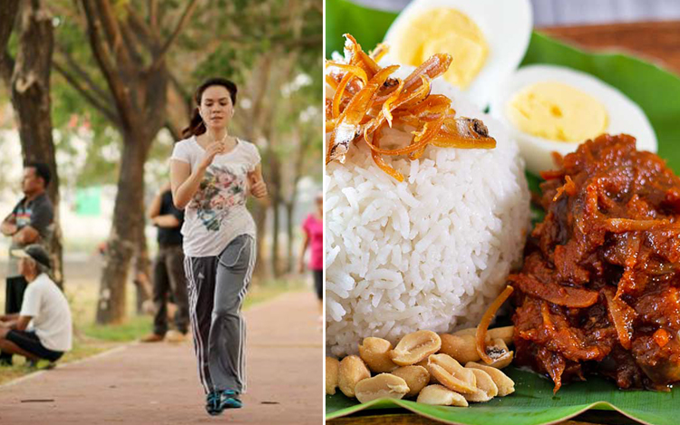 senaman sebelum sarapan lebih baik