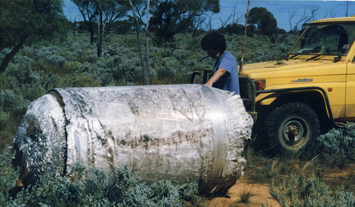 serpihan besar dari skylab di australia