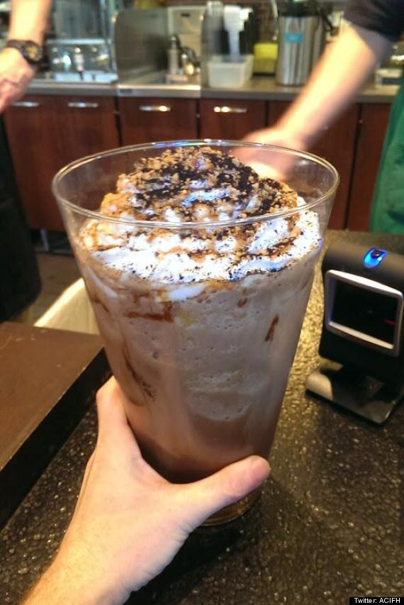 sexagintuple vanilla bean mocha frappuccino