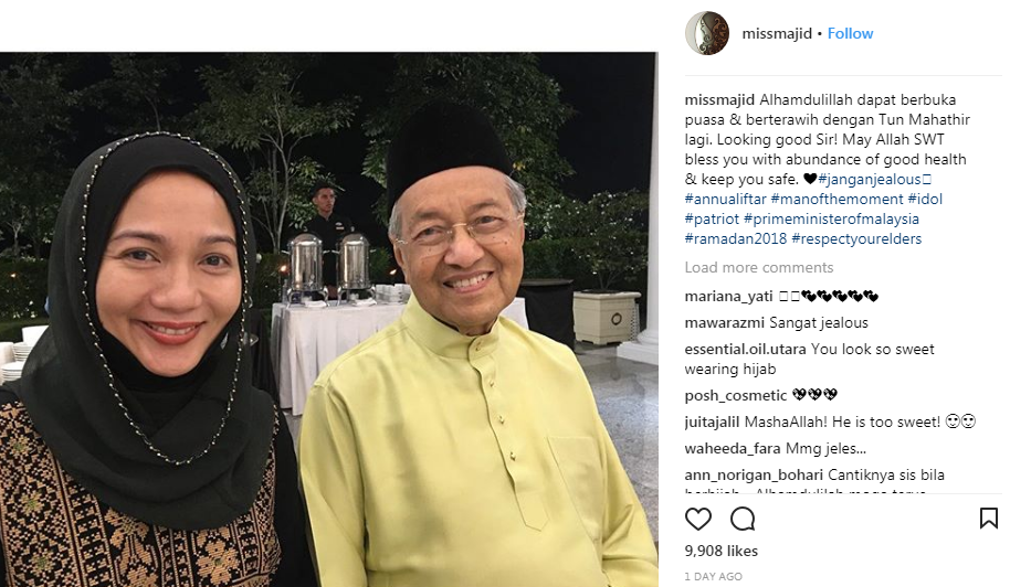 sheila majid berhijab di sebelah tun m ini kenyataannya 2