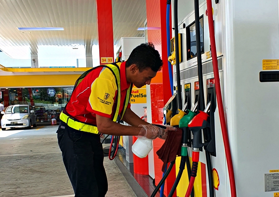 shell pkp sanitasi pam minyak