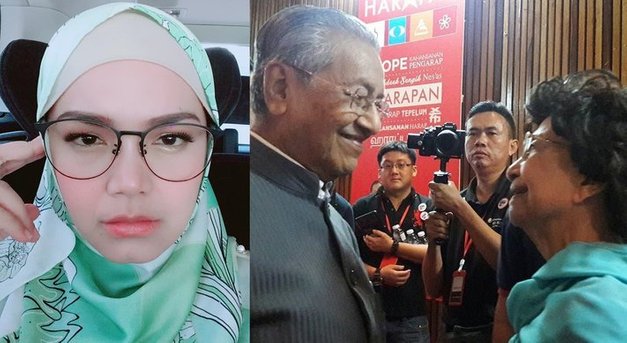 siti nurhaliza secara terbuka ulas perlantikan tun mahathir 1