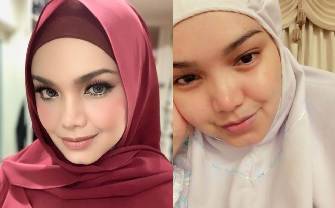 siti nurhaliza tanpa mekap