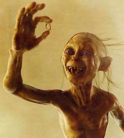 smeagol dengan cincin