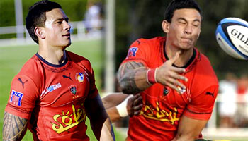 sonny bill williams debut untuk kelab toulon di perancis